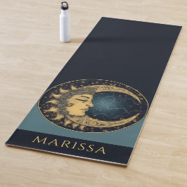 Celestial Sun Face Yoga Mat Yogamatte
