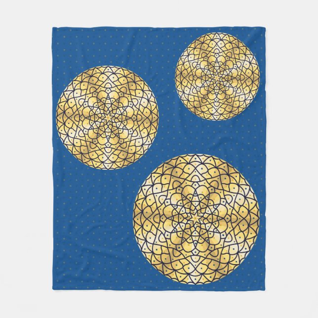 Celestial Sun Fleece Blanket (Vorderseite)