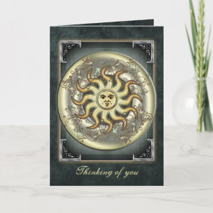 Celestial Sun Greetings und Mitteilungskarten