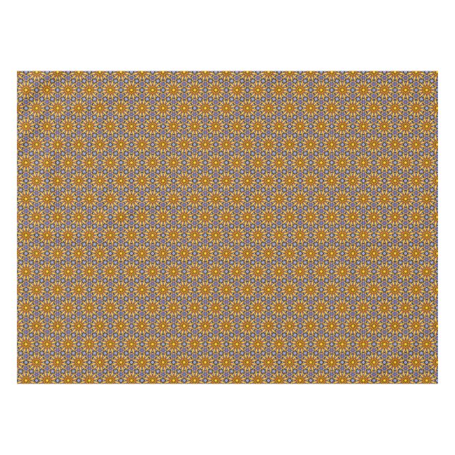 Celestial Sun Mandala Tischdecke (Vorderseite (Horizontal))