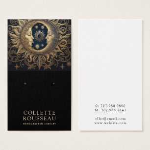 Celestial Sun Moon Earring Juwelier Display