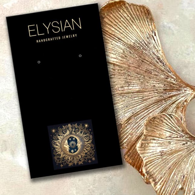 Celestial Sun Moon Earring Juwelier Display (Von Creator hochgeladen)
