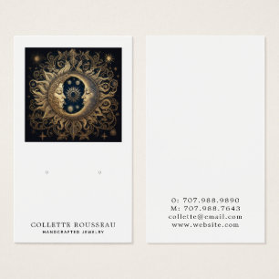 Celestial Sun Moon Earring Juwelier Display