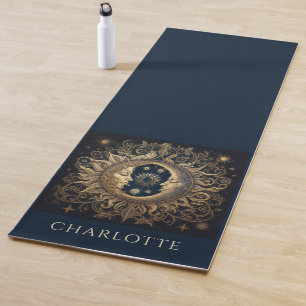 Celestial Sun Moon Personalisiert Yogamatte
