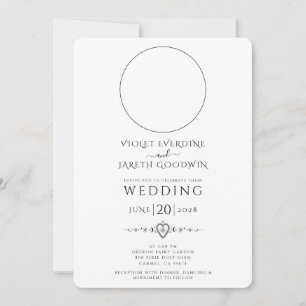 Celestial Sun Moon Stars Wedding Einladung