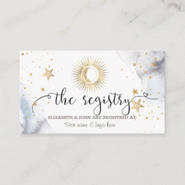 Celestial Sun, Moon, Sterne Begleitkarte