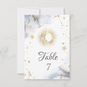 Celestial Sun, Moon, Sterne Einladung