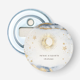 Celestial Sun, Moon, Sternenwasserfarbe Flaschenöffner