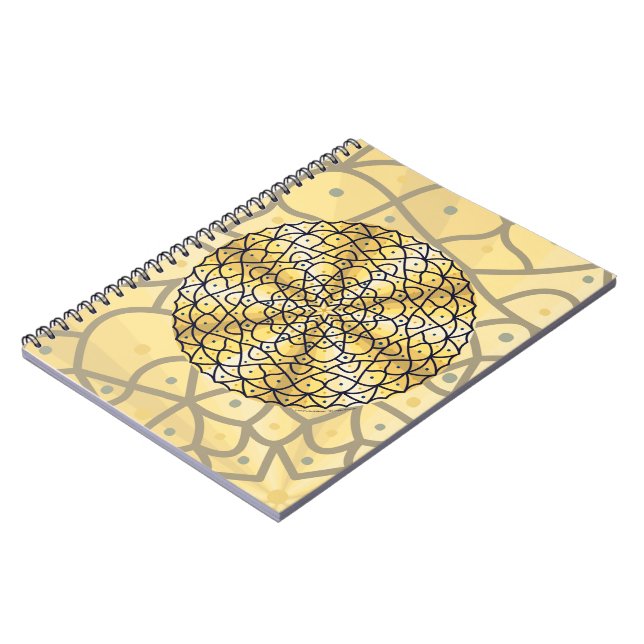 Celestial Sun Notebook Notizblock (Linke Seite)