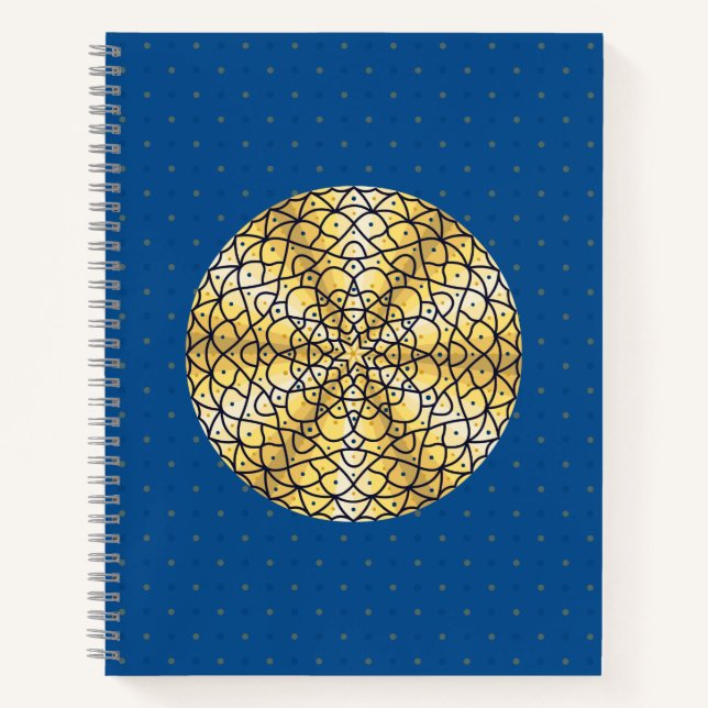 Celestial Sun Spiral Notebook Notizbuch (Vorderseite)