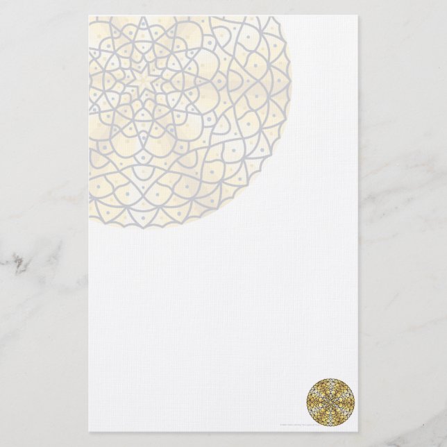 Celestial Sun Stationery Briefpapier (Vorderseite)
