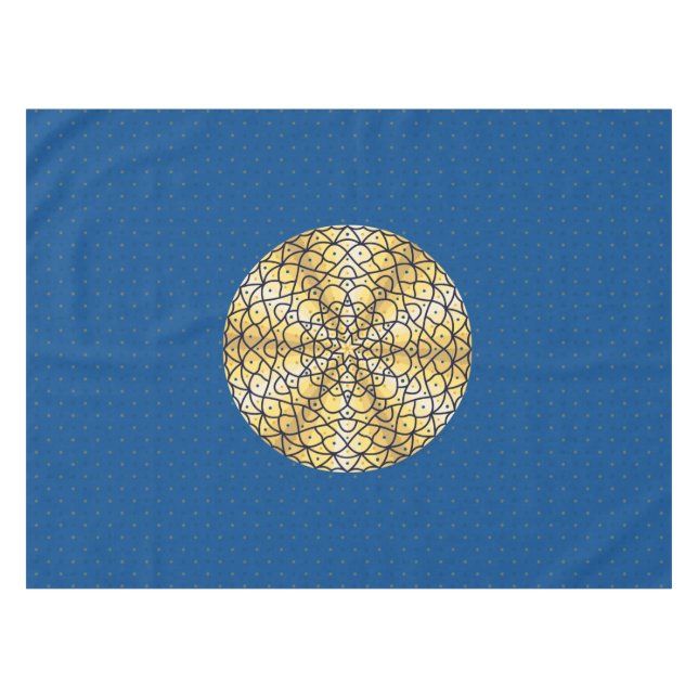 Celestial Sun Tablecloth Tischdecke (Vorderseite (Horizontal))