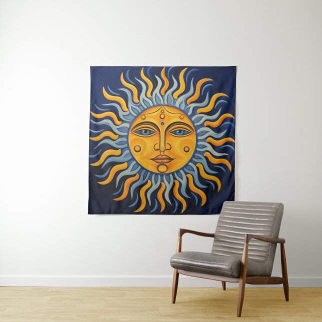 Celestial Sun Wandteppich (Beispiel)