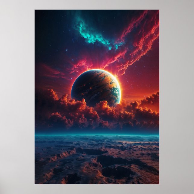 Celestial Sunrise Poster (Vorne)