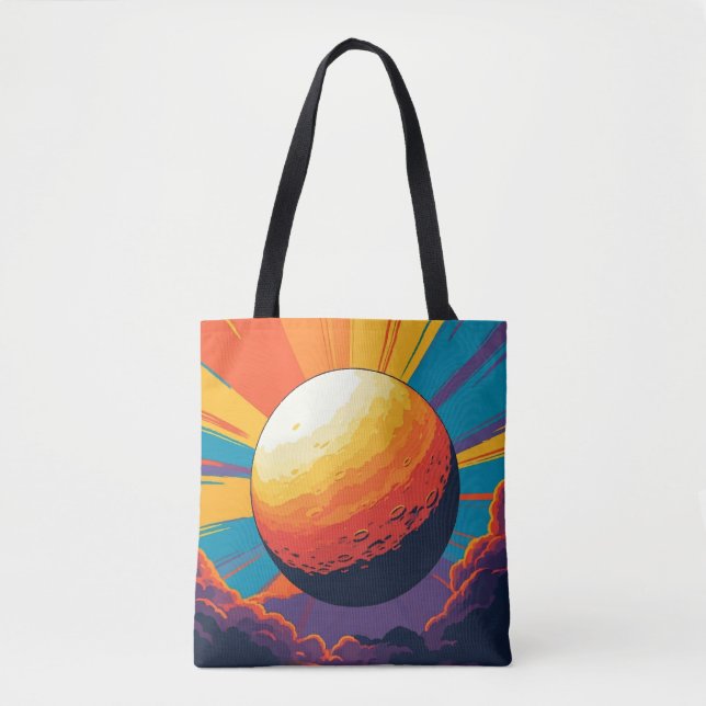 Celestial Sunset Tote Bag (Vorderseite)