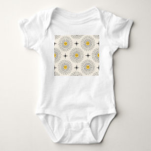 Celestial Sunshine Vintag Pattern Baby Strampler