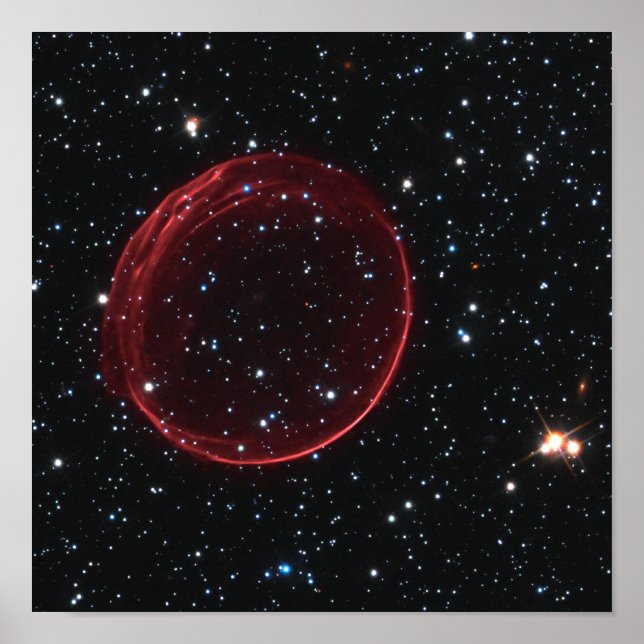 Celestial Supernova Bubble Space Foto Poster (Vorne)