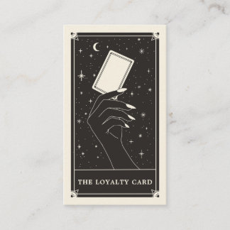 Celestial Tarot boho Loyalty Visitenkarte