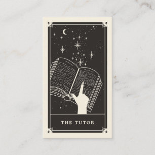 Celestial Tarot Tutor Visitenkarte