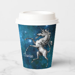 Celestial Unicorn individuell anpassbar Pappbecher