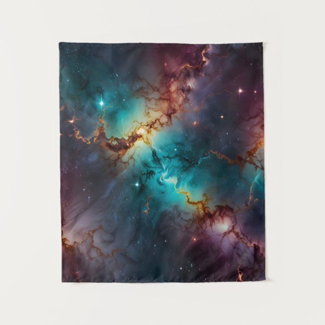 Celestial Veins Wandteppich (Vorderseite)