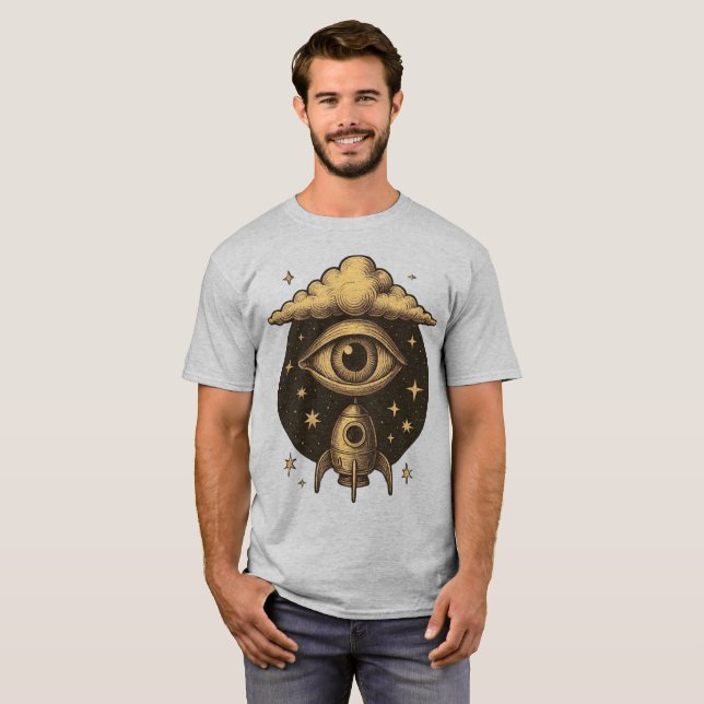 CELESTIAL VISION – The Eye That Launches Dreams T-Shirt (Vorne ganz)