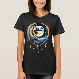 Celestial Vollmond Sterne Nacht Fantasy chic T-Shirt