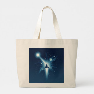 Celestial Voyage: Gravity Tote Bag Design" (Edit) Jumbo Stoffbeutel