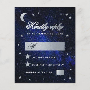 Celestial Wedding Imitats Silver Stars Budget UAWG