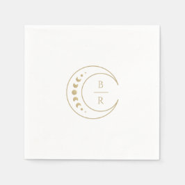 Celestial Wedding Paper Napkin Serviette