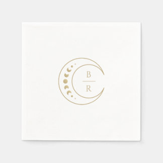 Celestial Wedding Paper Napkin Serviette
