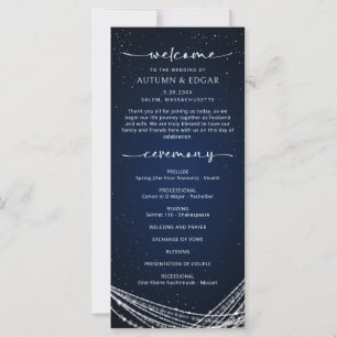 Celestial Wedding Program