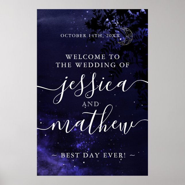 Celestial Wedding Theme Willkommen bei unserer Hoc Poster (Vorne)