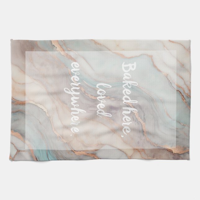 Celestial - weiß geschirrtuch (Horizontal)