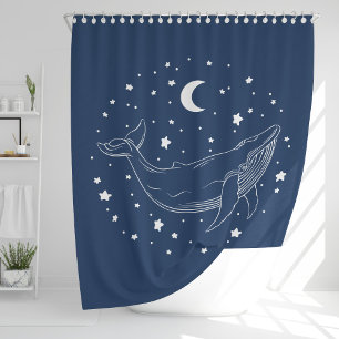 Celestial Whale Duschvorhang