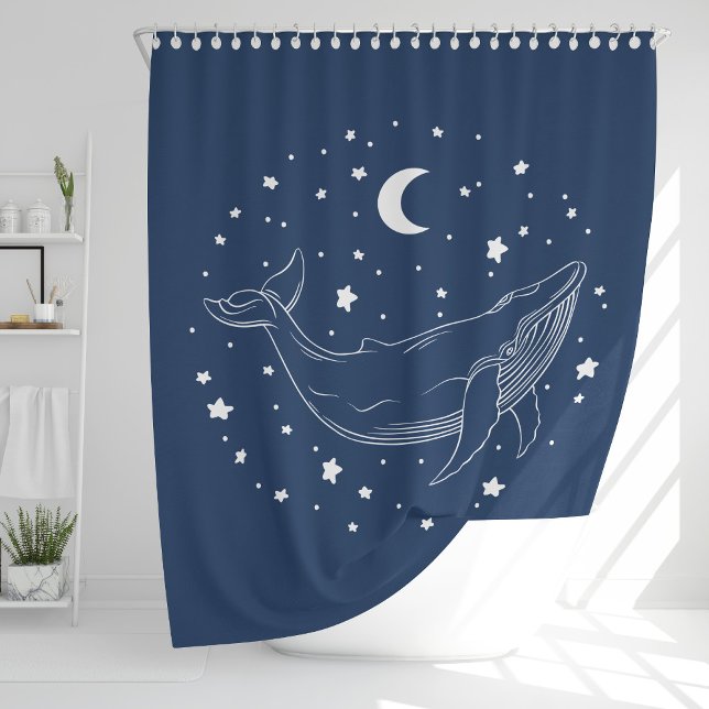 Celestial Whale Duschvorhang (Von Creator hochgeladen)