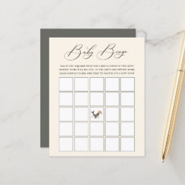 Celestial Whale Theme Baby Bingo Game