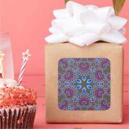 Celestial Whirl Quadratischer Aufkleber