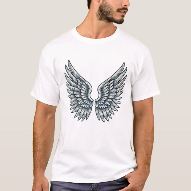 Celestial Wings Angelic T - Shirt (Vorderseite)