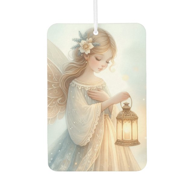 Celestial Winter Angel Lantern of Comfort Autolufterfrischer (Vorderseite)