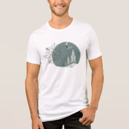 Celestial Winter Forest Tri-Blend Shirt