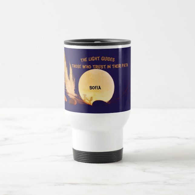 Celestial Wisdom Blue Travel Mug Reisebecher (Mittel)