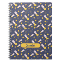 Celestial Wonders Personalisiert Spiral Notebook