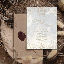 Celestial Writing in the Stars Wedding