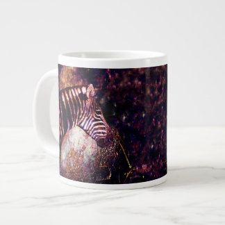 Celestial Zebra of the Equidae Eclipse Jumbo-Tasse
