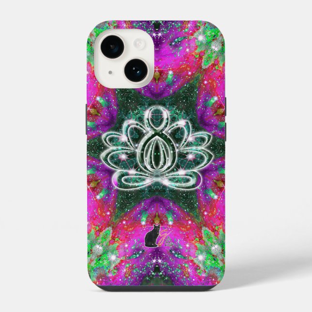 Celestial Zen Lotus Case-Mate iPhone Case Hülle (Rückseite)