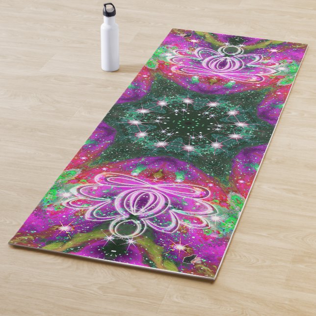Celestial Zen Lotus Star Kaleid Yogamatte (Beispiel)