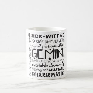 Celestial Zodiac Sign Tasse/Gemini Beschreibung Kaffeetasse