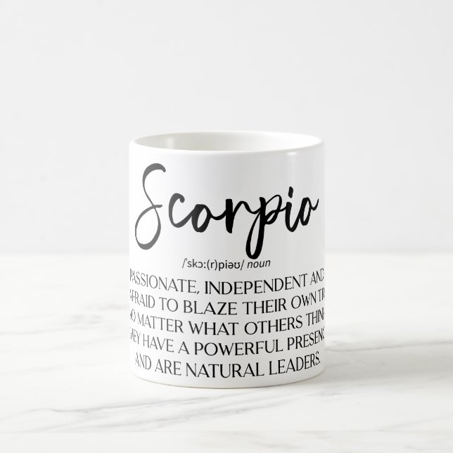 Celestial Zodiac Sign Tasse/Scorpio Kaffeetasse (Mittel)