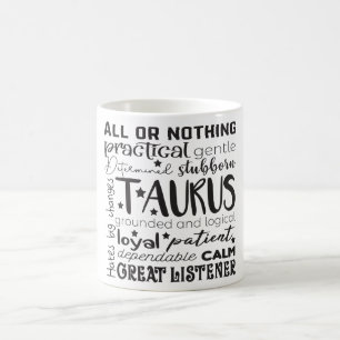 Celestial Zodiac Sign Tasse/Taurus Beschreibung Kaffeetasse